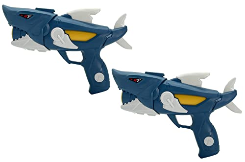 2 X Hai Wasserpistole 28cm für Kinder Pool & Strand Pump Action Wasser Pistole Soaker Blaster 2 X Hai Wasserpistole 28cm für Kinder Pool & Strand Pump Action Wasser Pistole Soaker Blaster von Quickdraw