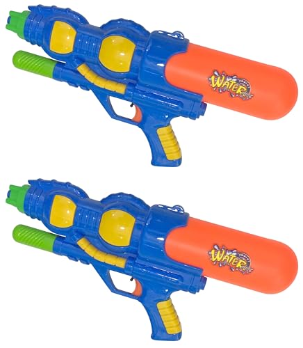 2 X Super Blaster 16" Pump Action Wasser Pistole Waffe Kanonen 2 X Super Blaster 16" Pump Action Wasser Pistole Waffe Kanonen von Quickdraw