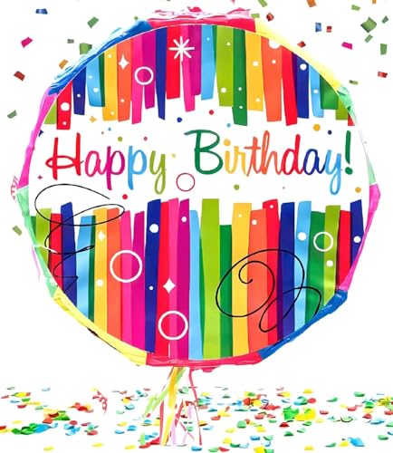 Happy Birthday Pinata Bunte Kinderparty Pull String Piñata für Kinderpartys Happy Birthday Pinata Bunte Kinderparty Pull String Piñata für Kinderpartys von Quickdraw