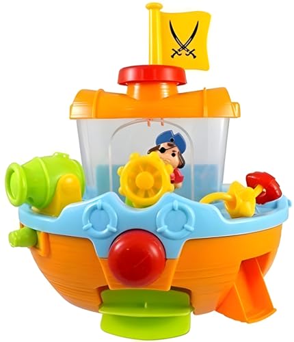 Piraten Schiff Boot & Wasser Kanone Baby Bade Play Zeit Wasser Spielzeug Piraten Schiff Boot & Wasser Kanone Baby Bade Play Zeit Wasser Spielzeug von Quickdraw