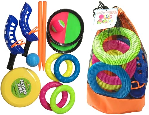 Quickdraw 4 in 1 Kinder Garten & Strand Spiele Set Enthält Frisbee, Fang Ball Set und Pelota Außen- Familie Lustig Quickdraw 4 in 1 Kinder Garten & Strand Spiele Set Enthält Frisbee, Fang Ball Set und Pelota Außen- Familie Lustig von Quickdraw