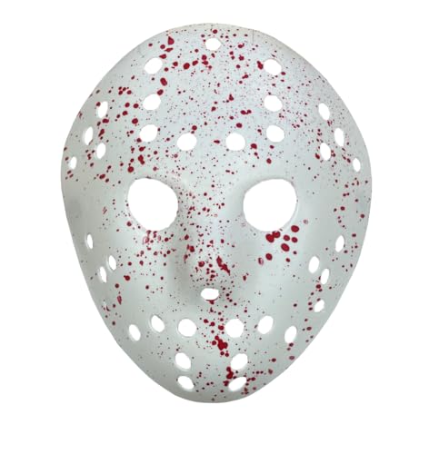 Quickdraw Blutige Hockey-Maske, Halloween-Kostüm, Jason-Maske, Blutspritzer-Effekt, gruselig, Erwachsenenkostüm-Zubehör Quickdraw Blutige Hockey-Maske, Halloween-Kostüm, Jason-Maske, Blutspritzer-Effekt, gruselig, Erwachsenenkostüm-Zubehör von Quickdraw