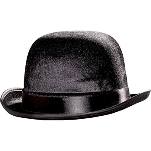 Quickdraw Schwarz Melone Kostüm Erwachsene Zubehör Herren Damen Velour Hut Quickdraw Schwarz Melone Kostüm Erwachsene Zubehör Herren Damen Velour Hut von Quickdraw