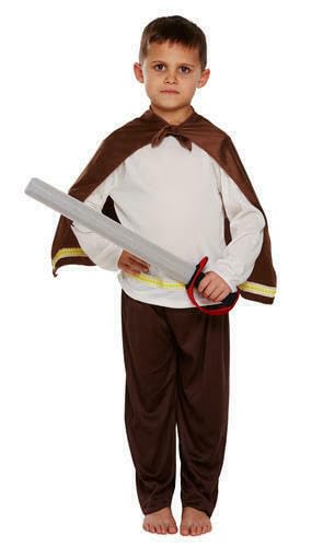 Quickdraw Wikinger-Krieger-Kostüm für Kinder, Jungen, Kostüm, Weltbuchtag, Alter 4–6 Jahre von Quickdraw