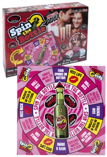 Spin The Bottle Risque Edition Spin To Sin Naughty Adult Drinking Party Brettspiel von Quickdraw