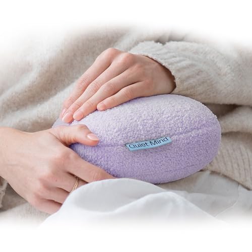 Quiet Mind 0,7 kg gewichteter Stress-Quetschball - Lavendelduft weiches Squishy Fidget Gadget für Erwachsene - Hilft Stress abzubauen, Angst, Verspannung, fördert den Fokus, Klarheit - sensorischer von Quiet Mind