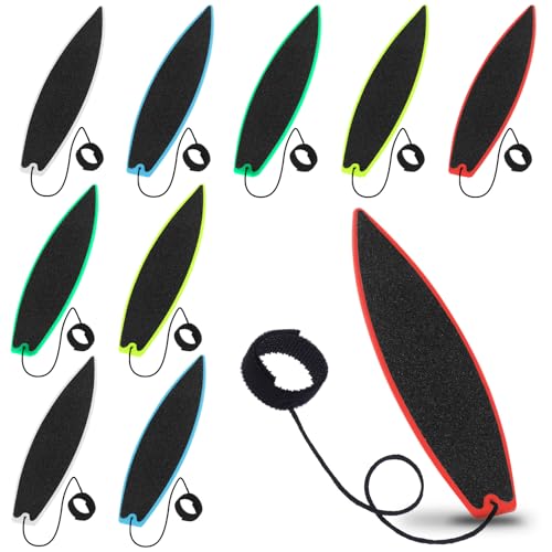 Quilax 10 Stück Mini Finger Surfbrett,Finger Surfboard,Mini Fingerboard,Surfer Spielzeug,Kreatives Spielzeug für Kinder Jugendliche Erwachsene Drinnen Draußen Zum üben(5 Farben) von Quilax
