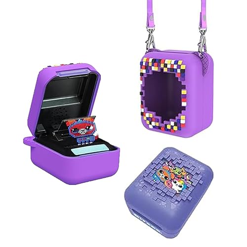 Quintrost Silikonhülle für Bitzee Digital Pet Interactive Virtual Toy, Tragbare Anti-Drop Schutzhülle mit Trageband, Generisch Rutschfeste Schutzt Case Cover für Bitzee Elektronische Haustier, Violett Quintrost Silikonhülle für Bitzee Digital Pet Interactive Virtual Toy, Tragbare Anti-Drop Schutzhülle mit Trageband, Generisch Rutschfeste Schutzt Case Cover für Bitzee Elektronische Haustier, Violett von Quintrost