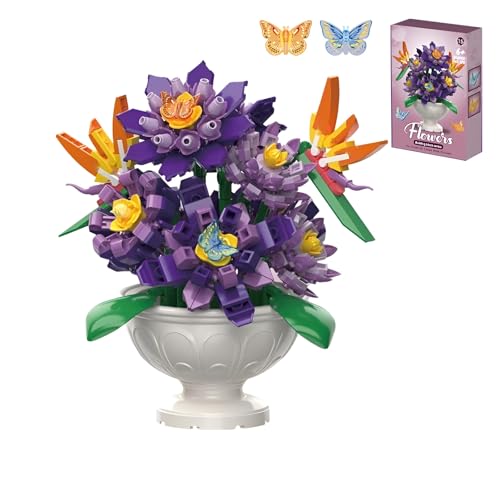 Blumen Bausteine Bausatz -503Teile Künstliche Blumen Dekoration für Tischdekoration – Botanische Kollektion Geschenke zum Geburtstag – Einzigartiger Blumenstrauß für Erwachsene und Kinder-123-15 Blumen Bausteine Bausatz -503Teile Künstliche Blumen Dekoration für Tischdekoration – Botanische Kollektion Geschenke zum Geburtstag – Einzigartiger Blumenstrauß für Erwachsene und Kinder-123-15 von QuirkQuest