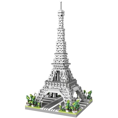 Eiffelturm Architektur Mini Bausteine Bausatz, 2600Stück Konstruktionen für Erwachsene - Micro Klemmbausteine Kit, Stadt-Serie Landmarks Modell Spielzeug, Ideen Geschenk für Jugendliche und Decor Eiffelturm Architektur Mini Bausteine Bausatz, 2600Stück Konstruktionen für Erwachsene - Micro Klemmbausteine Kit, Stadt-Serie Landmarks Modell Spielzeug, Ideen Geschenk für Jugendliche und Decor von QuirkQuest