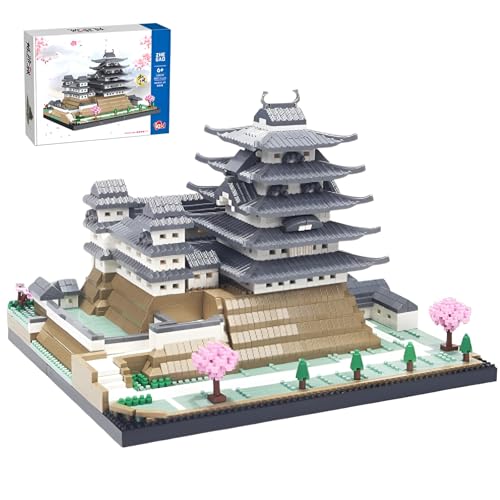 Japanisches Himeji Micro Bausteine Bausatz, 3037Stück Wahrzeichen Architektur Mini Klemmbausteine, Antike Konstruktion Burg Modell Dekoration Sammlung oder Geschenk für 15+ Kinder oder Erwachsene Japanisches Himeji Micro Bausteine Bausatz, 3037Stück Wahrzeichen Architektur Mini Klemmbausteine, Antike Konstruktion Burg Modell Dekoration Sammlung oder Geschenk für 15+ Kinder oder Erwachsene von QuirkQuest