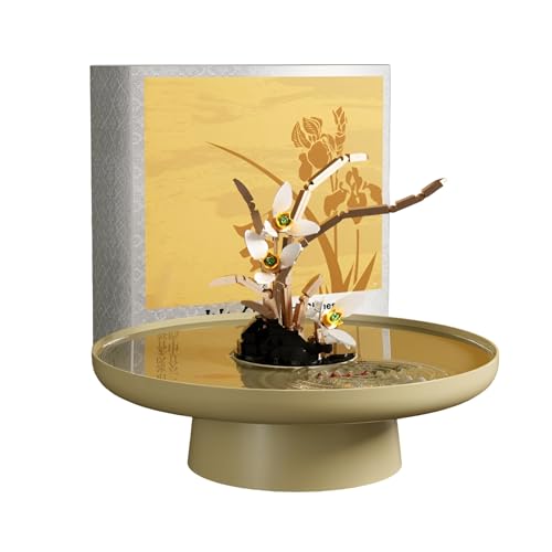 Orchidee Blume Bausteine Bausatz mit Ständer, Botanische Sammlung Modell für Haus Dekoration, Künstliche Floral Klemmbausteine Kit, Große Geschenke für Geburtstag Jahrestag für Sie und Ihn(231Stück ) Orchidee Blume Bausteine Bausatz mit Ständer, Botanische Sammlung Modell für Haus Dekoration, Künstliche Floral Klemmbausteine Kit, Große Geschenke für Geburtstag Jahrestag für Sie und Ihn(231Stück ) von QuirkQuest