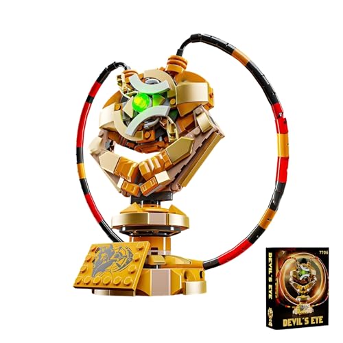 QuirkQuest Adlerauge Bausteine Bausatz, Film Waffen Modell Spielzeug Dekorationen, Magisches Auge Elemente Horror Klemmbausteine Kit, Ideen Geschenke für Fan Kinder Erwachsene QuirkQuest Adlerauge Bausteine Bausatz, Film Waffen Modell Spielzeug Dekorationen, Magisches Auge Elemente Horror Klemmbausteine Kit, Ideen Geschenke für Fan Kinder Erwachsene von QuirkQuest