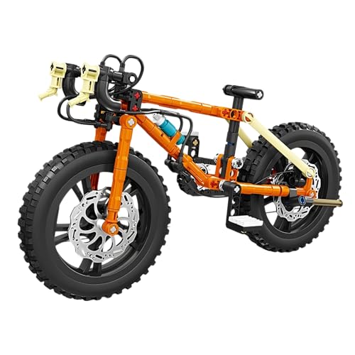 QuirkQuest Fahrräder Bausteine Bausatz, 174Stück Technick Motorrad Modell Spielzeug, Mountainbike Bausätze Mint Educational Dirt Bike Stunt Bike BAU Spielzeug Geschenk für Kinder (KY1156) von QuirkQuest