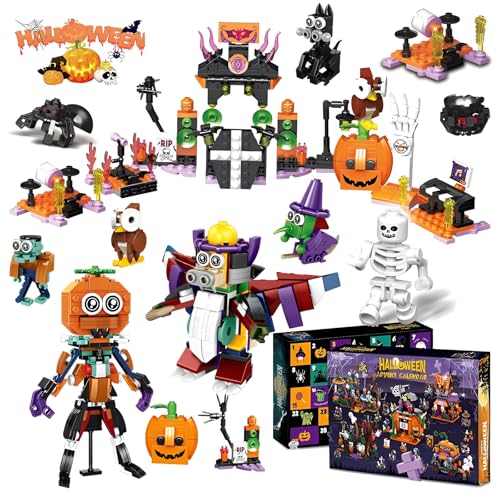 QuirkQuest Halloween Adventskalender-Bauspielzeugset, Jugendliche, Halloween Countdown Kalender, Horror-Bausatz Überraschungsspielzeuggeschenk für Kinder und Erwachsene QuirkQuest Halloween Adventskalender-Bauspielzeugset, Jugendliche, Halloween Countdown Kalender, Horror-Bausatz Überraschungsspielzeuggeschenk für Kinder und Erwachsene von QuirkQuest