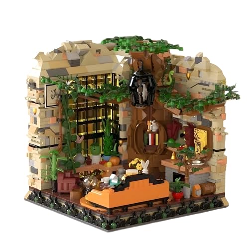 QuirkQuest Magische Architektur Bausteine Satz, 2059 Teile STEM Film Schule Heim Ziegel Bausatz, Kreatives Konstruktions Haus Modell Spielzeug, Geschenkideen für Filmfans Kinder Erwachsene von QuirkQuest