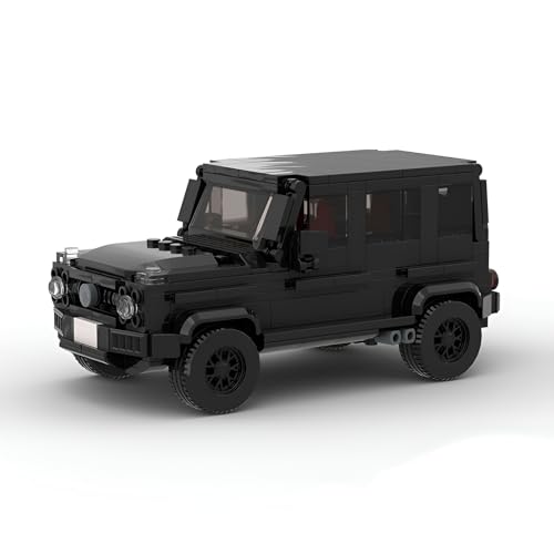 QuirkQuest Technische Auto Bausteine Bausatz, 408PCS MOC Fahrzeug Modell Spielzeug, Sports Auto BAU Ziegel Kit, Ideen Geschenke für Kinder Erwachsene (Schwarz) von QuirkQuest