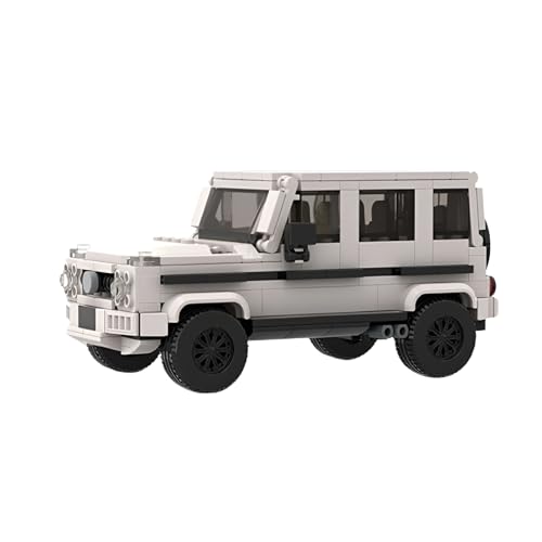 QuirkQuest Technische Auto Bausteine Bausatz, 408PCS MOC Fahrzeug Modell Spielzeug, Sports Auto BAU Ziegel Kit, Ideen Geschenke für Kinder Erwachsene (Weiß) von QuirkQuest