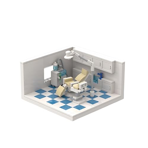 QuirkQuest Zahnklinik Mini Bausteine Bausatz, 177 Stück MOC Stadt Serie Architektur Modell Spielzeug, Krankenhaus BAU Mikro Ziegel Bausatz, Ideen Geschenke für Kinder Erwachsene QuirkQuest Zahnklinik Mini Bausteine Bausatz, 177 Stück MOC Stadt Serie Architektur Modell Spielzeug, Krankenhaus BAU Mikro Ziegel Bausatz, Ideen Geschenke für Kinder Erwachsene von QuirkQuest