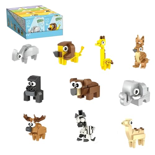 Tier Bausteine Bausatz, 352Stück Mini 10 Modell Löwe Giraffe Elefant ect Spielzeug, Niedliche Haustier Klemmbausteine Kit, Partei Gefälligkeiten für Kinder für Goodie Bags, Klassenzimmer Preise(6045) Tier Bausteine Bausatz, 352Stück Mini 10 Modell Löwe Giraffe Elefant ect Spielzeug, Niedliche Haustier Klemmbausteine Kit, Partei Gefälligkeiten für Kinder für Goodie Bags, Klassenzimmer Preise(6045) von QuirkQuest