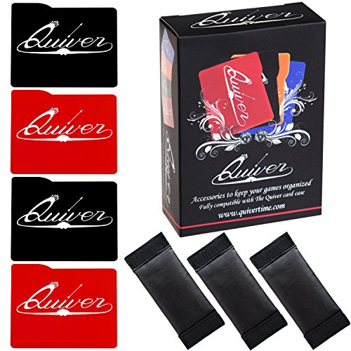 Quiver Time Rot und Schwarz Karten-Trennblätter & Separatoren Set, 7 Teile, Zusatzmodule zur Organisation der Quiver Karten-Tragetaschen, ideal für Tabletop-Spiele, Sammelkarten, Figuren und mehr Quiver Time Rot und Schwarz Karten-Trennblätter & Separatoren Set, 7 Teile, Zusatzmodule zur Organisation der Quiver Karten-Tragetaschen, ideal für Tabletop-Spiele, Sammelkarten, Figuren und mehr von Quiver Time