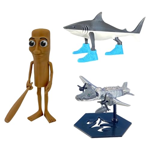 QuixingArt 3D Printed Tung Tung Tung Sahur-Figur Tiermodell Satz Tralalelo Tralalala Niedliche Version Italian Brainrot für Kinder und Erwachsene Sammel-Actionfiguren QuixingArt 3D Printed Tung Tung Tung Sahur-Figur Tiermodell Satz Tralalelo Tralalala Niedliche Version Italian Brainrot für Kinder und Erwachsene Sammel-Actionfiguren von QuixingArt