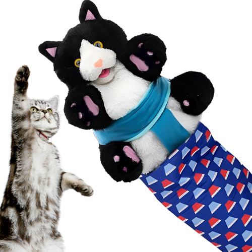 Cat Puppet Wrestler, Cat Wrestling Puppet, Handpuppe Katze, Katzen Handpuppen, Interaktives Katzenspielzeug Kuscheltier Mit Robuster Polsterung, FüR Hauskatzen & Katzenliebhaber Cat Puppet Wrestler, Cat Wrestling Puppet, Handpuppe Katze, Katzen Handpuppen, Interaktives Katzenspielzeug Kuscheltier Mit Robuster Polsterung, FüR Hauskatzen & Katzenliebhaber von Quixion