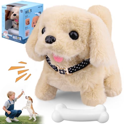 Quixion 2025 Neuer Roboterhund, Mein Realistischer Roboter Puppy, Roboter Hund Wie Echt, Roboters Hunde, Mein Realistischer Roboterwelpe, Robot-Welpe Real Puppy Hund FüR Erwachsene Und Kinder von Quixion