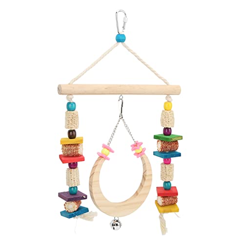 Qukaim 10 x Vogelkugel-Spielzeug, bunt, hohl, gefüllte Futterbälle mit Glocke für Wellensittiche, Nymphensittiche, Vogelkau- und Schaukelspielzeug, Holz-Maiskolben, Papageien-Hängematte Qukaim 10 x Vogelkugel-Spielzeug, bunt, hohl, gefüllte Futterbälle mit Glocke für Wellensittiche, Nymphensittiche, Vogelkau- und Schaukelspielzeug, Holz-Maiskolben, Papageien-Hängematte von Qukaim