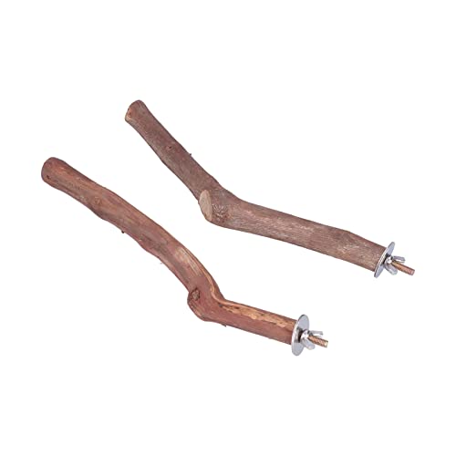 Qukaim 2 Stück Vogelständer-Sitzstange, Holzstange für Sittiche, Nymphensittiche, Sittiche, Sittiche, Sittiche, Sittiche, und Lovebirds, Käfig-Ständer, 30 cm lang, ideal für Vogelständer Qukaim 2 Stück Vogelständer-Sitzstange, Holzstange für Sittiche, Nymphensittiche, Sittiche, Sittiche, Sittiche, Sittiche, und Lovebirds, Käfig-Ständer, 30 cm lang, ideal für Vogelständer von Qukaim