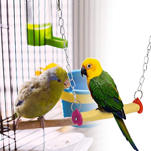Qukaim Gelbe hängende Vogel-Sitzstange für Papageien, mattierter Stab, Kletterschaukel, Schleif-Spielzeug, Käfig-Akkory, Vogel-Sitzstange, 50,8 cm lang, ideal für Papageien und Vögel Qukaim Gelbe hängende Vogel-Sitzstange für Papageien, mattierter Stab, Kletterschaukel, Schleif-Spielzeug, Käfig-Akkory, Vogel-Sitzstange, 50,8 cm lang, ideal für Papageien und Vögel von Qukaim