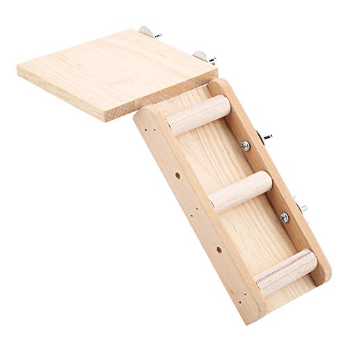 Qukaim Holz Papagei Hamster Spielzeug Leiter Plattform Set Kleintier Klettersets Hamster Leiter Spielzeug 3-teiliges Set für Papageien und Kleintiere Qukaim Holz Papagei Hamster Spielzeug Leiter Plattform Set Kleintier Klettersets Hamster Leiter Spielzeug 3-teiliges Set für Papageien und Kleintiere von Qukaim