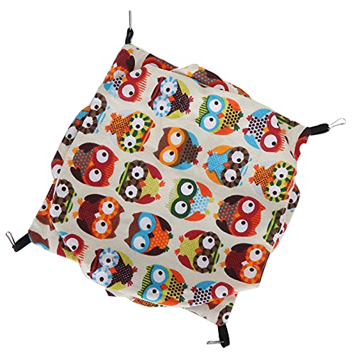 Qukaim Kleiner hängender 3-lagiger Hängemattenschlafsack für Hamster Sugar Glider, Aprikose, dreilagiges Design, ideal für Hamsterkäfig, kleines Haustier-Hängebett Qukaim Kleiner hängender 3-lagiger Hängemattenschlafsack für Hamster Sugar Glider, Aprikose, dreilagiges Design, ideal für Hamsterkäfig, kleines Haustier-Hängebett von Qukaim