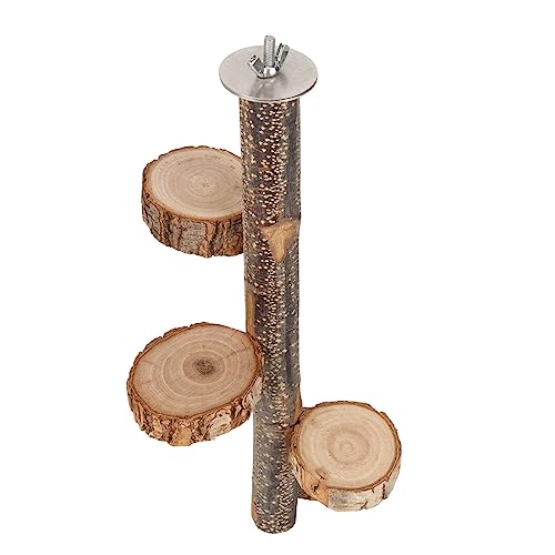 Qukaim Papagei Hängende Plattform Ständer Spielzeug, Holz Log Bird Barch Plattform für Unterhaltung, geeignet für Papageien und Chinchillas, sicher und 30,5 x 20,3 cm Qukaim Papagei Hängende Plattform Ständer Spielzeug, Holz Log Bird Barch Plattform für Unterhaltung, geeignet für Papageien und Chinchillas, sicher und 30,5 x 20,3 cm von Qukaim