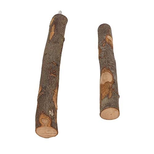 Qukaim Papagei Stehspielzeug Holz Holzscheite Vogelschaukel für Papageien, Sittiche, Nymphensittiche, Sittiche, Sittiche, Sittiche, Sittiche, Sittiche, Sittiche, Sittiche, von Qukaim