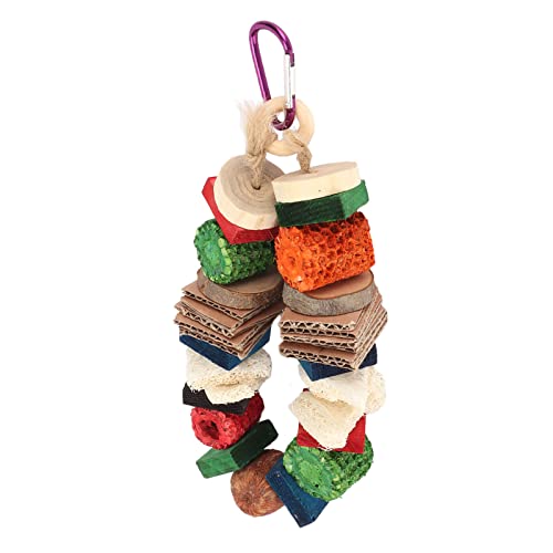 Qukaim Papageien-Maiskolben-Spielzeug, buntes Kauspielzeug für Papageien, Kaninchen und Hamster, Langeweile, Hängenest, ideal für Vögel, 25,4 cm lang Qukaim Papageien-Maiskolben-Spielzeug, buntes Kauspielzeug für Papageien, Kaninchen und Hamster, Langeweile, Hängenest, ideal für Vögel, 25,4 cm lang von Qukaim