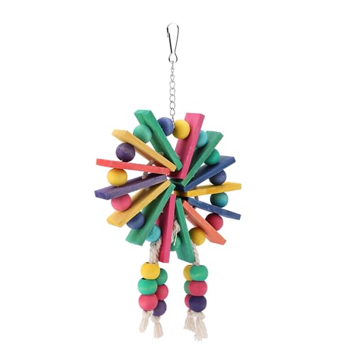 Qukaim Papageienspielzeug Vogelschaukel Hängende und stehende Spielzeug für Papageien und Vögel, interaktive Schaukel, Design, geeignet für verschiedene Vogelgrößen, 30,5 cm lang Qukaim Papageienspielzeug Vogelschaukel Hängende und stehende Spielzeug für Papageien und Vögel, interaktive Schaukel, Design, geeignet für verschiedene Vogelgrößen, 30,5 cm lang von Qukaim