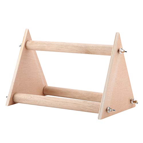 Qukaim Papageienständer Sitzstange, Aktivitätsspielständer aus Holz für Vögel, lustiger Spielplatz mit mehreren Ebenen, ideal für Papageien, 61 cm lang, stabiles Design Qukaim Papageienständer Sitzstange, Aktivitätsspielständer aus Holz für Vögel, lustiger Spielplatz mit mehreren Ebenen, ideal für Papageien, 61 cm lang, stabiles Design von Qukaim