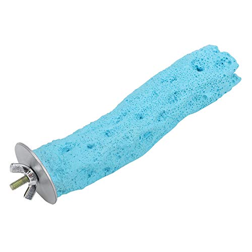 Qukaim Pet Grinding Claw Bar, Blue S, Bird Cage Barches Standing Stick for Parrot Accories, Claw Grinding Bar for Birds, Pet Toy Qukaim Pet Grinding Claw Bar, Blue S, Bird Cage Barches Standing Stick for Parrot Accories, Claw Grinding Bar for Birds, Pet Toy von Qukaim