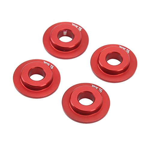 Qukaim RC Parts Felgenadapterdichtung, 4 Stück Aluminiumlegierung Radadapter für Traxxas UDR 1/7 RC Auto, stabile Ausführung, Rot Qukaim RC Parts Felgenadapterdichtung, 4 Stück Aluminiumlegierung Radadapter für Traxxas UDR 1/7 RC Auto, stabile Ausführung, Rot von Qukaim