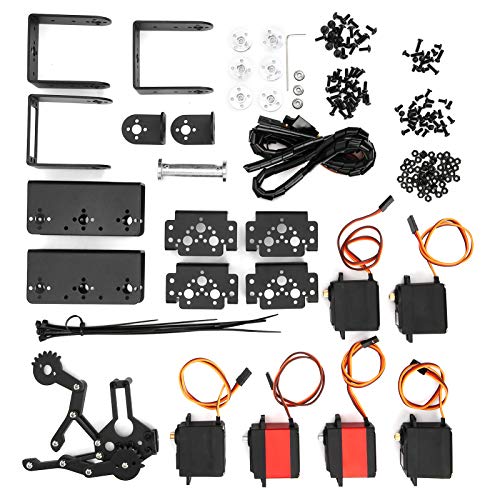 Qukaim Roboter Mechanischer Arm Mechanische Armklemmung, 4264 Flexibel und reibungslos DIY Roboter Zubehör, Ideal für Robotik Projekte und Custom Builds von Qukaim