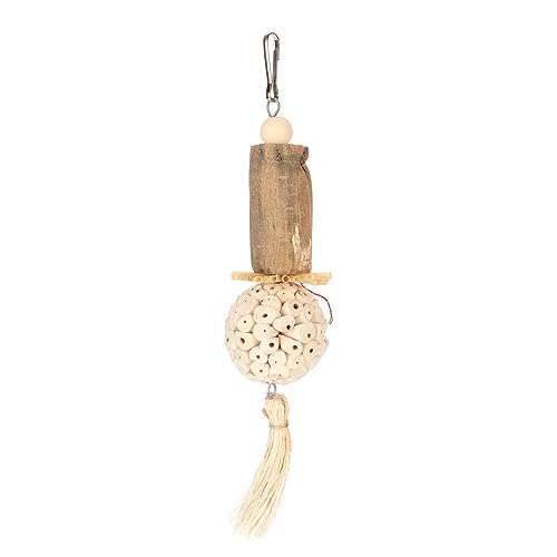 Qukaim Sola Stick Vogelspielzeug, interaktives weiches Balllog, Sola-Holz und Maisblatt, Papageienkauspielzeug, lustig und fesselnd, lindert Langeweile, ideal für Papageien und Vögel Qukaim Sola Stick Vogelspielzeug, interaktives weiches Balllog, Sola-Holz und Maisblatt, Papageienkauspielzeug, lustig und fesselnd, lindert Langeweile, ideal für Papageien und Vögel von Qukaim