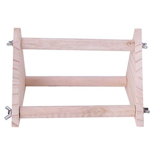 Qukaim Vogel-Sitzstange aus Holz, Plattform aus Holz, Spielzeug mit Zweig-Design, ideal für Vogeltraining, 30,5 x 10,2 x 3,8 cm, sicheres Material Qukaim Vogel-Sitzstange aus Holz, Plattform aus Holz, Spielzeug mit Zweig-Design, ideal für Vogeltraining, 30,5 x 10,2 x 3,8 cm, sicheres Material von Qukaim