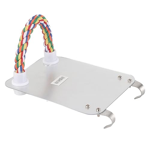 Qukaim Vogelpapagei Beißen Kauen Baumwolle Seil Ständer Spielzeug Set Inklusive Edelstahl Spiegel Ideal für Papageien und Vögel, Bau, Spaß Spielzeit Accory Qukaim Vogelpapagei Beißen Kauen Baumwolle Seil Ständer Spielzeug Set Inklusive Edelstahl Spiegel Ideal für Papageien und Vögel, Bau, Spaß Spielzeit Accory von Qukaim