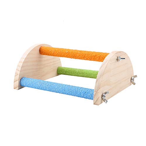 Qukaim Weißer Vogel Papagei Sitzstange Stehstange 2,5 x 25 cm Holz Schleifwerkzeug für Haustiere Halbkreis Holzplattform Vogeltraining Sitzstange Spielzeug für Käfig Qukaim Weißer Vogel Papagei Sitzstange Stehstange 2,5 x 25 cm Holz Schleifwerkzeug für Haustiere Halbkreis Holzplattform Vogeltraining Sitzstange Spielzeug für Käfig von Qukaim