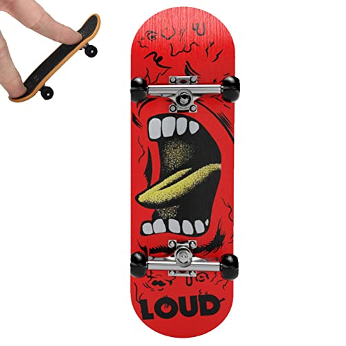Qumiuu Finger-Skateboard - -Fingerspielzeug mit Upgrade-Kugellagerrädern,Fingerbretter, Skateboard-Fingerbretter für Skateboard-Lernspielzeug, Partygeschenke, Neuheitsspielzeug von Qumiuu