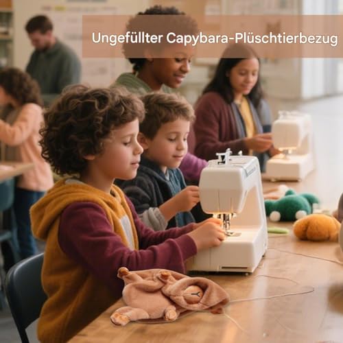 Qumiuu Wasserschwein Plüschhülle Kuscheltier - Ungefüllte Plüschtier Hülle - Handwerkspuppen Zubehör Für Kinder Jugendliche Frauen Mädchen von Qumiuu