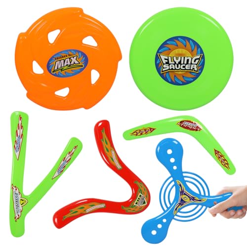 6 Stück Bumerang für Kinder, Zurückkehrende Boomerang Buntes, Bumerang V Förmiger, Boomerang Dreiflügelig, Frisbee, Klassische Wurfspiel für Kinder Erwachsene Outdoor Sport Spielzeug 6 Stück Bumerang für Kinder, Zurückkehrende Boomerang Buntes, Bumerang V Förmiger, Boomerang Dreiflügelig, Frisbee, Klassische Wurfspiel für Kinder Erwachsene Outdoor Sport Spielzeug von Qunkun