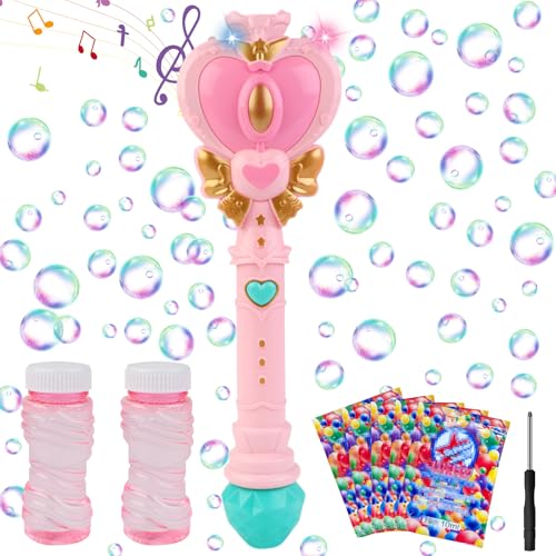 Elektrische Seifenblasenstab für Kinder Mädchen, seifenblasen stab elektrisch Herzförmig, Blasen Zauberstab Hochzeit, Seifenblasenmaschine für Kinder,mädchen Spielzeug, mädchen Spielzeug Elektrische Seifenblasenstab für Kinder Mädchen, seifenblasen stab elektrisch Herzförmig, Blasen Zauberstab Hochzeit, Seifenblasenmaschine für Kinder,mädchen Spielzeug, mädchen Spielzeug von Qunkun
