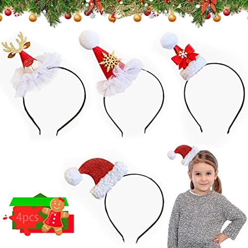 Qunkun 4Pcs Weihnachts Kopfschmuck, Weihnachten Haarschmuck, Weihnachten Stirnbänder Weihnachtsbaum, Rentier Geweih Haarreif für Kinder ErwachseneWeihnachts Kopfschmuck,Kopfschmuck für Kinder (4) Qunkun 4Pcs Weihnachts Kopfschmuck, Weihnachten Haarschmuck, Weihnachten Stirnbänder Weihnachtsbaum, Rentier Geweih Haarreif für Kinder ErwachseneWeihnachts Kopfschmuck,Kopfschmuck für Kinder (4) von Qunkun